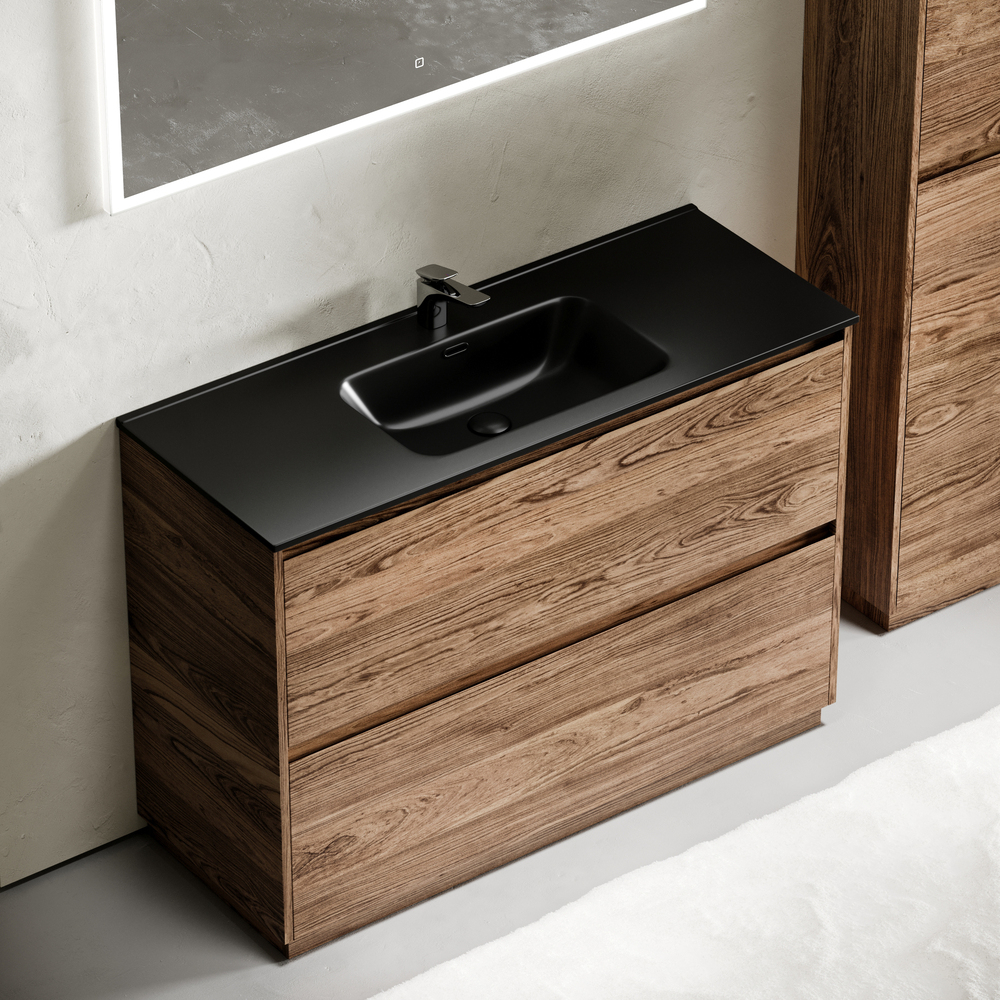 Тумба напольная под раковину Sancos Libra Floor, дуб чарльстон 1190х450х840 мм