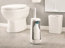 Ёршик для унитаза с отсеком для хранения flex™ plus серый