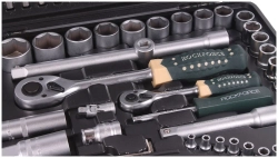 Набор торцевых головок и вставок RF-41082-5: 1/2" & 1/4"DR 6-гранных 108пр. ROCKFORCE