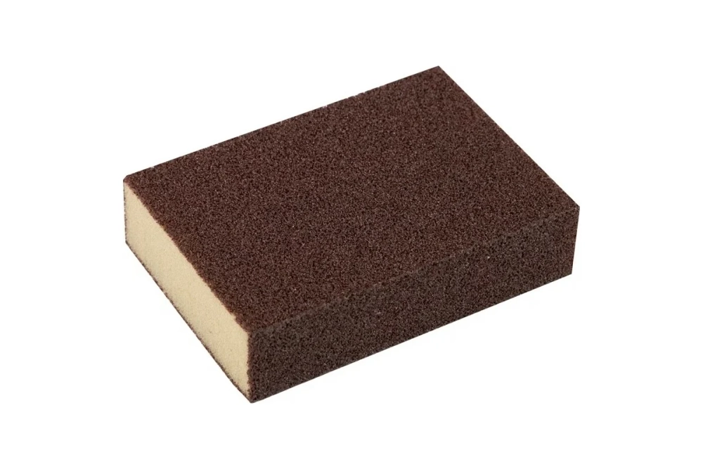Кухонная губка Рыжий кот Карборундовая для сильных загрязнений, 9x6х2.5 см 104452