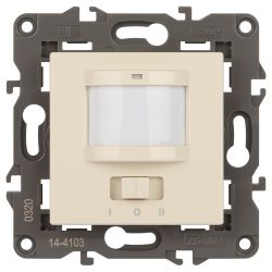 14-4103-02 ЭРА Датчик движения 2-проводной, 180-240В, 200Вт, IP20, Эра Elegance, слоновая кость