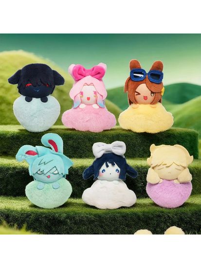 Брелок плюшевый Alien Stage Rabbit Series Small Blind Box 1 шт / Случайная фигурка по мотивам музыкального веб-сериала Алиен Стейдж