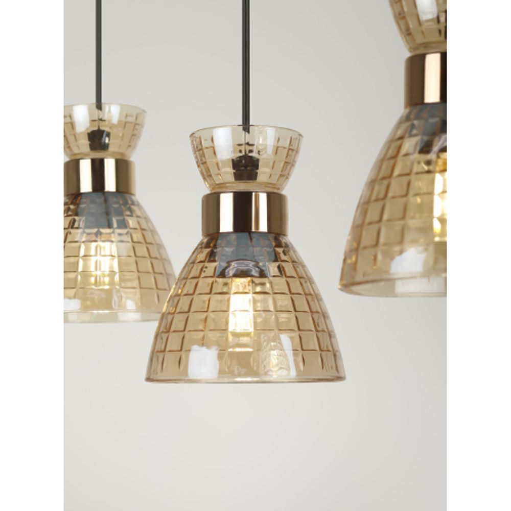 Светильник подвесной (подвес) Rivoli Iris 9186-203 3хЕ27 60 Вт модерн | Rivoli