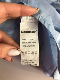 Блузка Marymai офисная, маркировка XS, визуально 42 размер