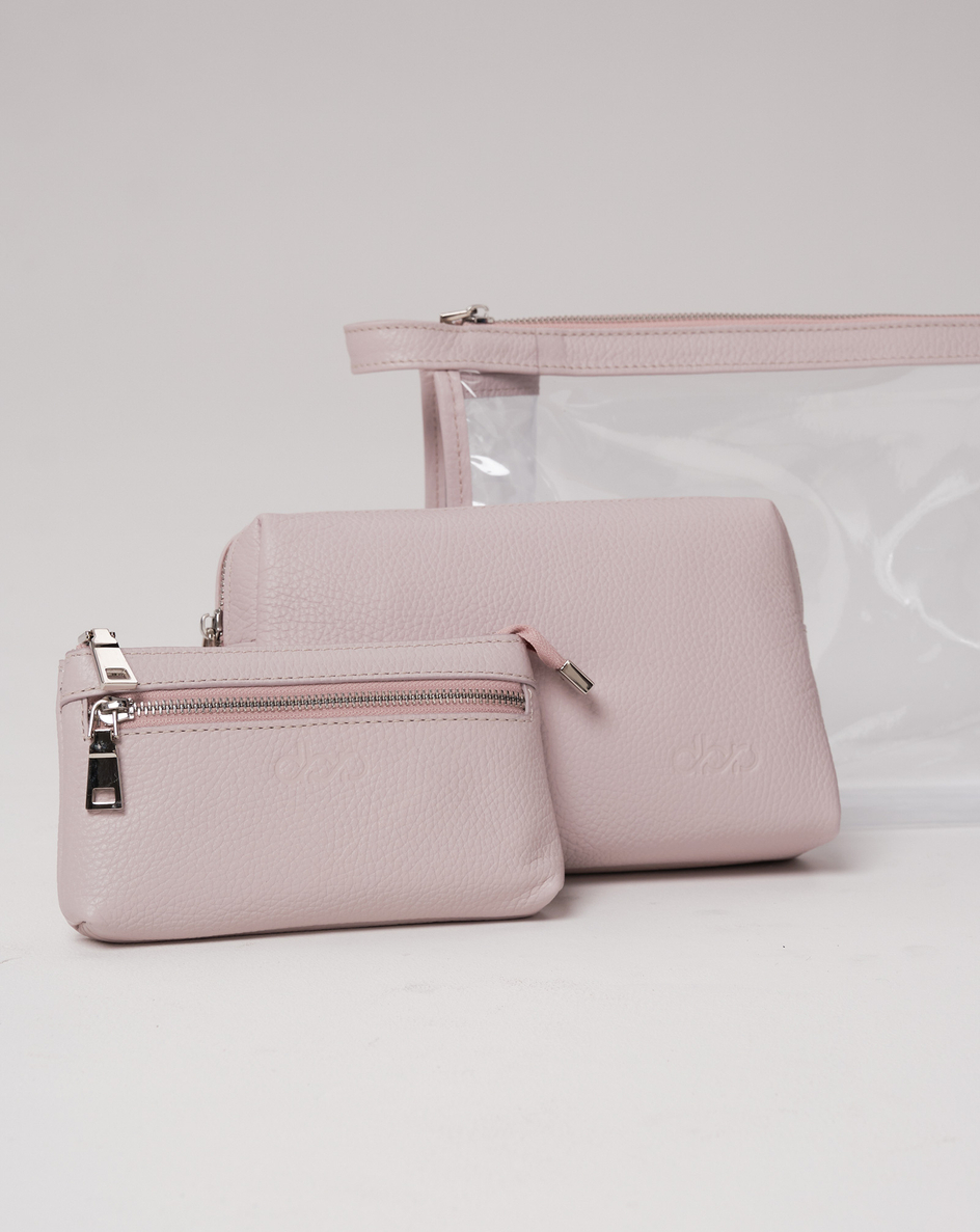 Набор косметичек DBR 15-89 розовый дым