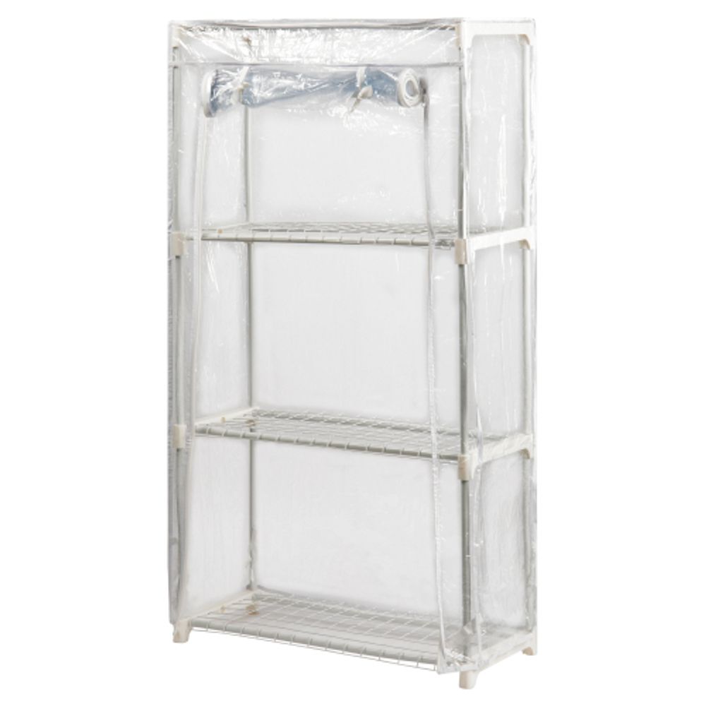 Теплица GREEN APPLE GA-House-3x-frame 3 яруса 1250х690х300 мм | Теплица