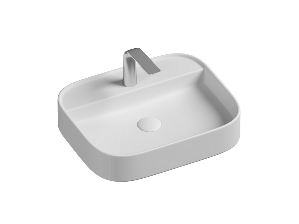 Умывальник чаша накладная прямоугольная Element 550x450x110мм