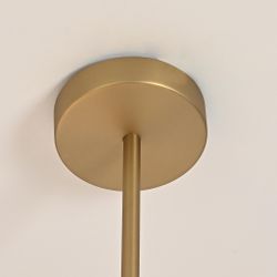 Люстра на штанге CANELLE Linear Chandelier 12 Modern Brass