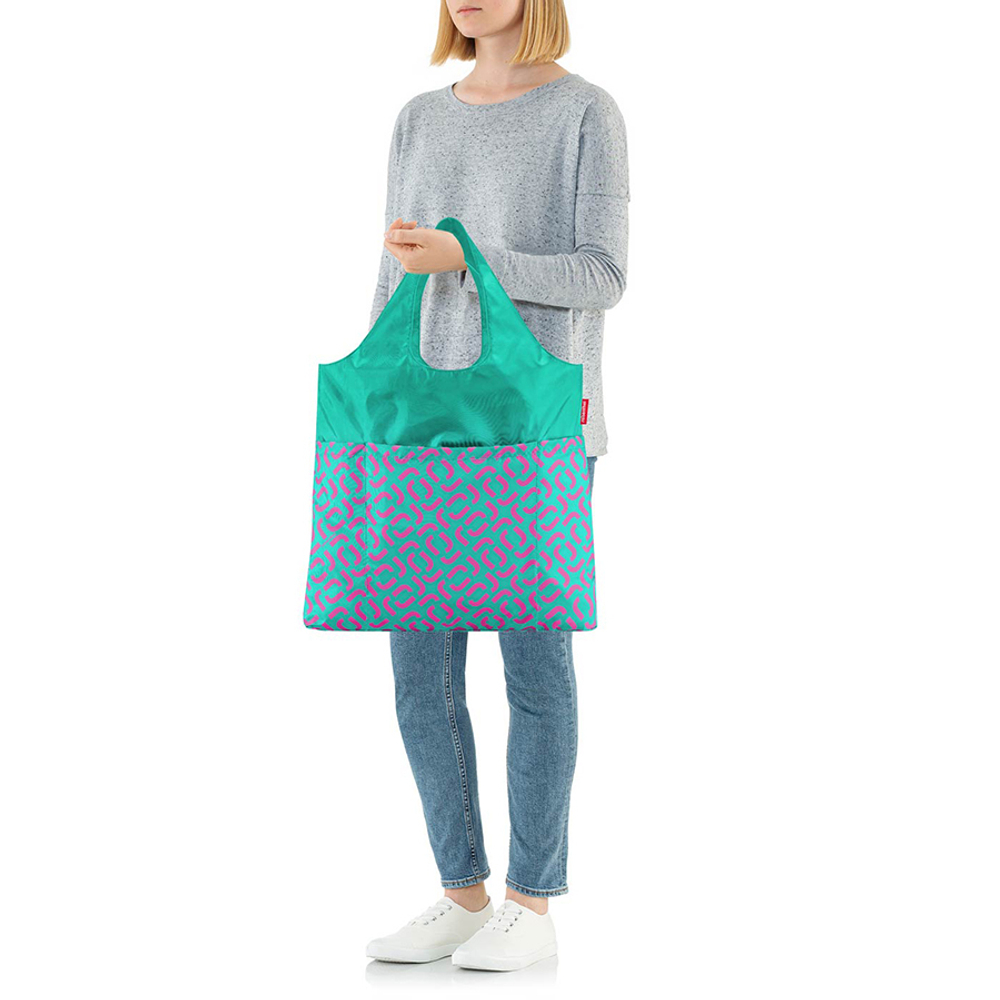 Сумка складная mini maxi shopper plus signature spectra green