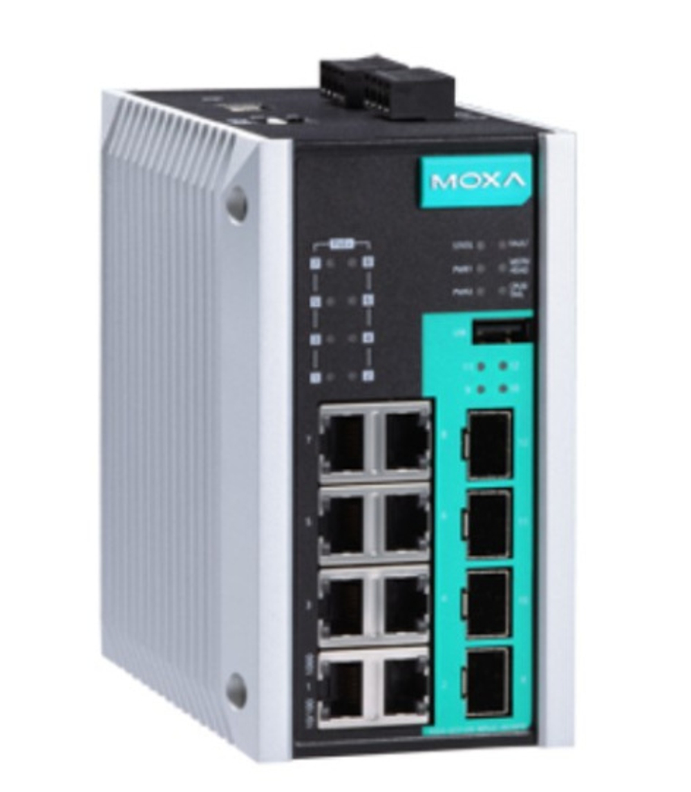 Коммутатор PoE MOXA EDS-G512E-8PoE-4GSFP