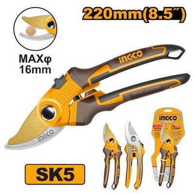 Секатор 220 мм. SUPER INGCO HPS0601 INDUSTRIAL