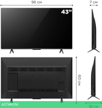Телевизор QLED TCL 43" 43C655-CN