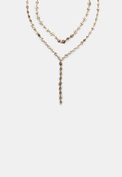 STRADIVARIUS Колье «Лариат», золотой