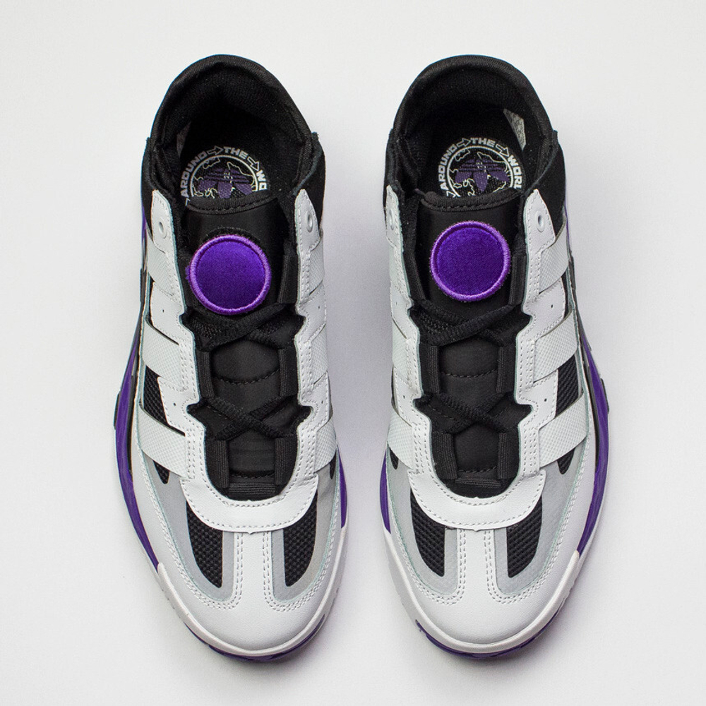 кроссовки Adidas Niteball White / Purple