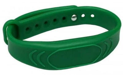 ЛКД-БСЗ-МФ-З Браслет-идентификатор Проксимити, силиконовый, Mifare, зеленый.