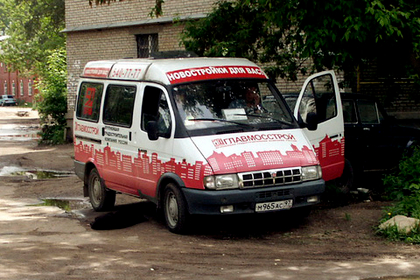 Оформление автотранспорта "Главмосстрой"