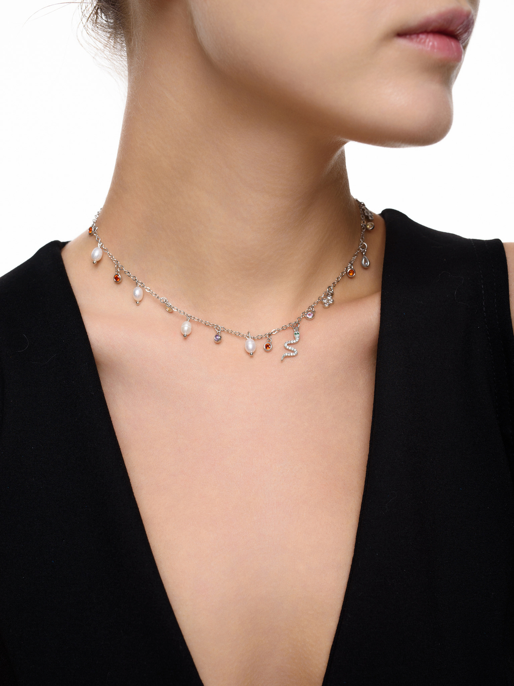 Чокер "Multicolor Snake"