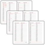 Ежедневник датированный 2023 А5 138x213 мм BRAUBERG "Control", под кожу, коричневый, 114091