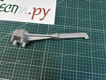Алюминиевый ключ для бочек с отверстием 2" и 3/4"