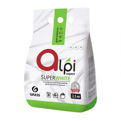 GraSS Порошок стиральный ALPI Expert для белого белья 2,5кг