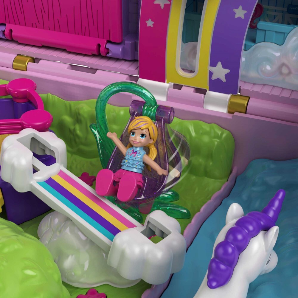Polly Pocket - Единорог Компактный набор с 2 куклами + аксессуары GVL88 / артикул   GVL88  / GTIN 887961929744