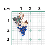 Подвеска «Виноград» из красного золота с фианитами