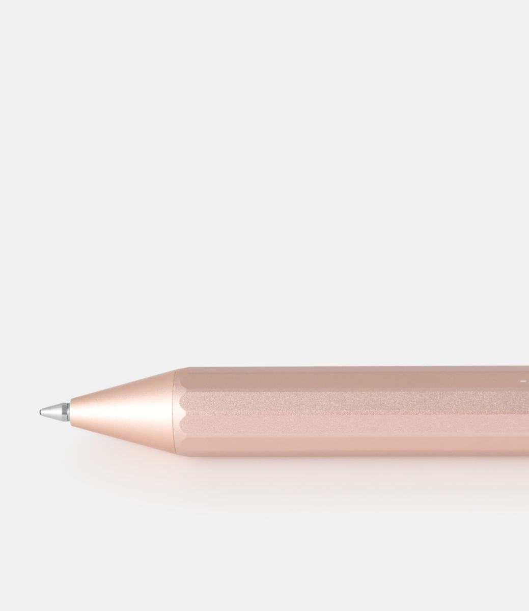 Andhand Aspect Retractable Pen Blush Pink — ручка-роллер из аллюминия