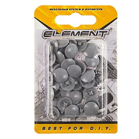 Заглушки на шуруп №3 (темно серый 40 шт)