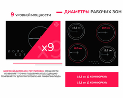 Варочная поверхность эектрическая.SIMFER H60D14L020