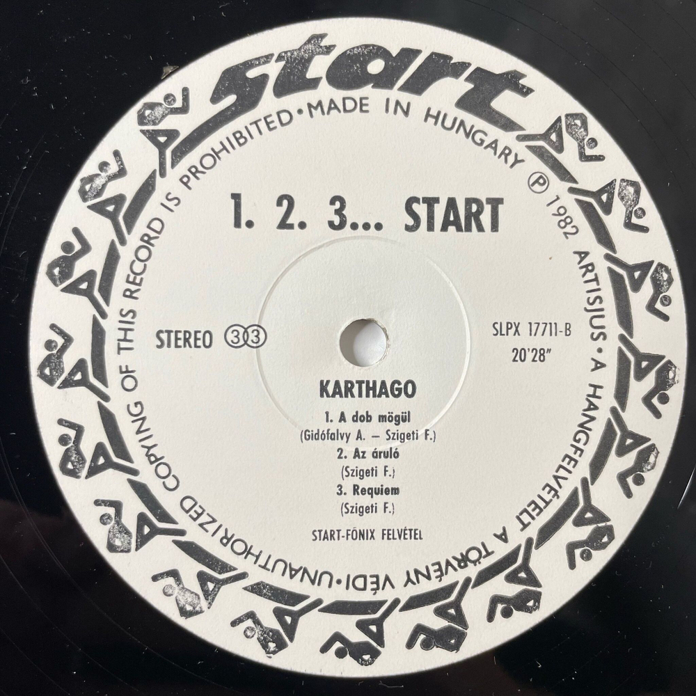 Винтажная виниловая пластинка LP Сборник 1 2 3 Start (Венгрия 1982) Pandora's Box, Karthago