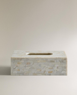 Zara Home салфетница, перламутр, светло-бежевый