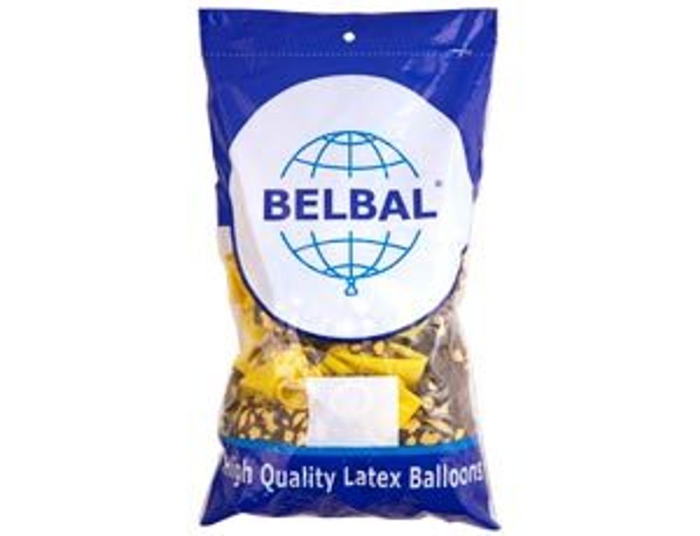 Шар (14"/36 см) Шелкография кристалл, Осенние листья 25 шт.