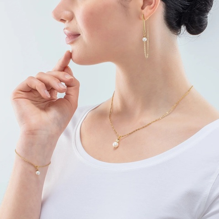 Колье Coeur de Lion White-Gold 1113/10-1416