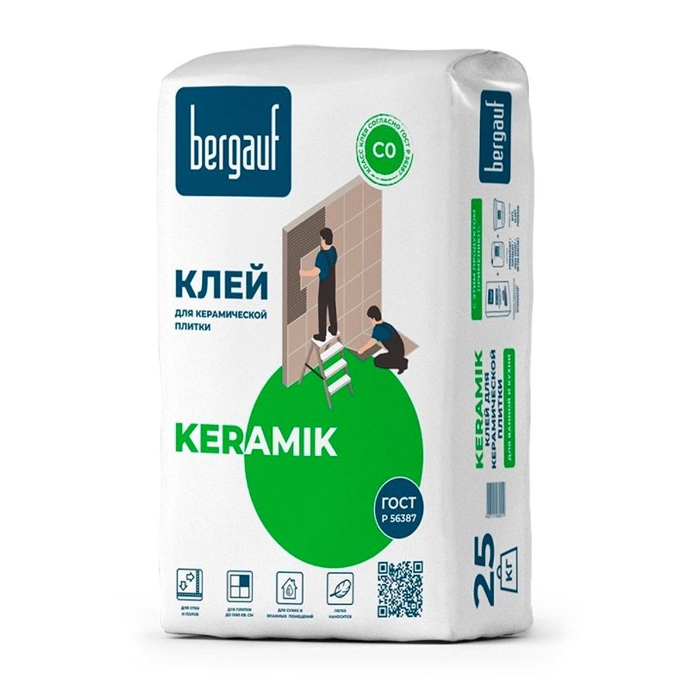 Клей для плитки Bergauf Keramik (25 кг)