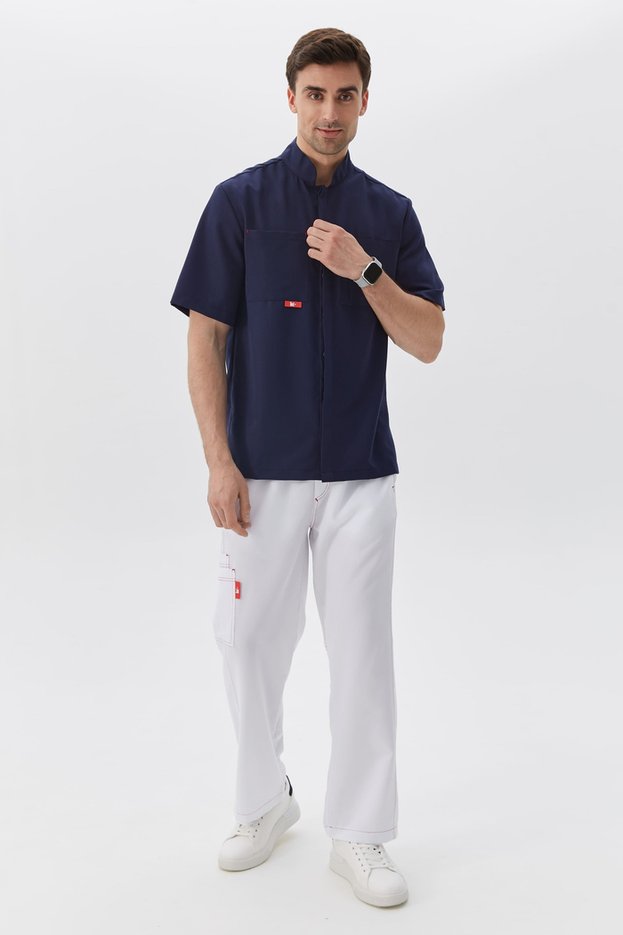 Топ медицинский унисекс Хэритаж, нэви