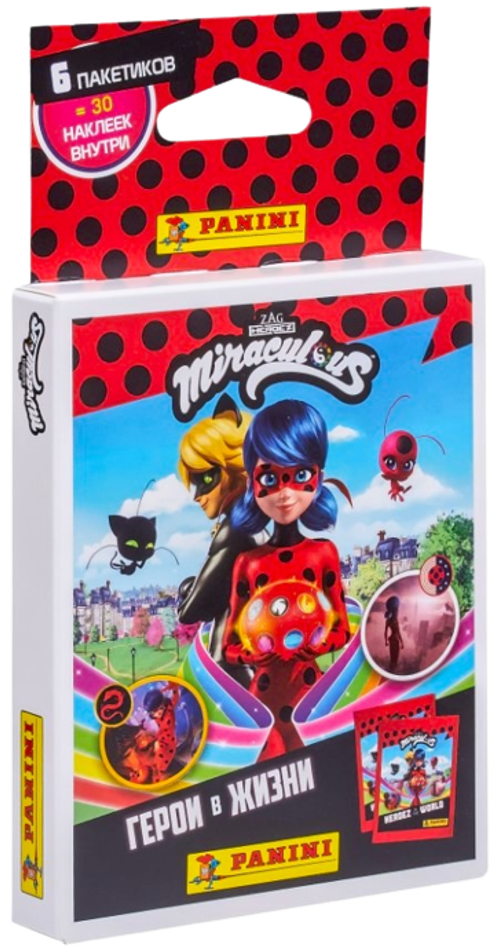 Блистер с наклейками Panini Леди Баг и Супер-кот