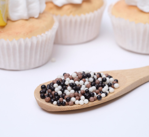 Кондитерская посыпка, корич/беж/бел, 50г