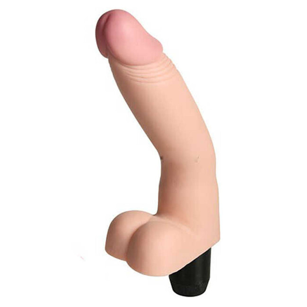 Вибратор водонепроницаемый гнущийся Love Lube (18,5 см , телесный) (Цвет: телесный)