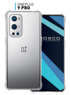 Чехол ROSCO для OnePlus 9 Pro оптом (арт. ONEPLUS-9PRO-HARD-TPU-TRANSPARENT)