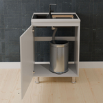 Кухня Севилья 340 см со столешницей (12 модулей) / белый ЛДСП, массив дуба