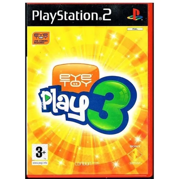 PS2 EyeToy: Play 3 (Б/У, Английская версия, SCES-53315, PAL)