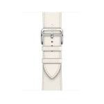 Apple Watch Series 8 Hermes 45mm, классический кожаный ремешок белого цвета