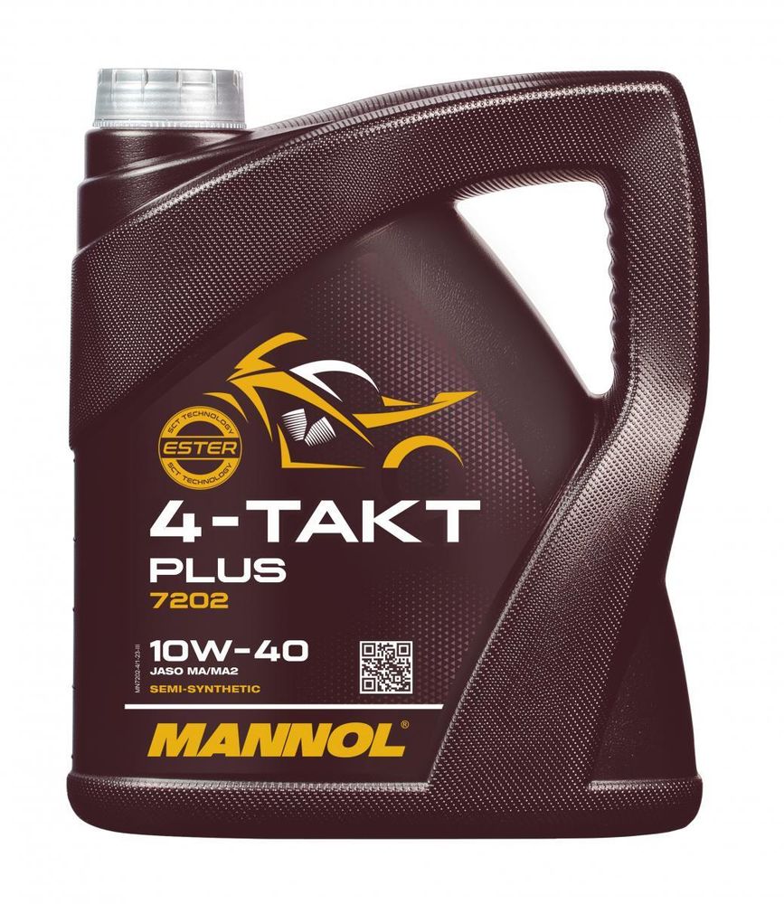 Масло моторное Mannol 4-Takt Plus 7202 10W40 4л