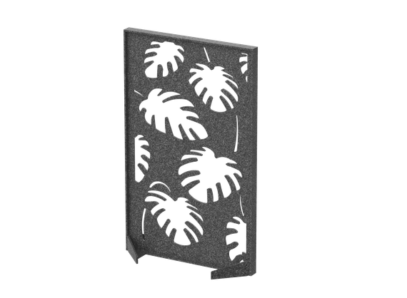 Перегородка с декором  "Пальмы" 100х40х140
