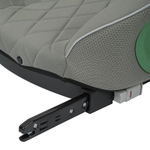 Автокресло бустер Indigo QuickFix Isofix группа 3 (22-36кг) зеленый-зеленая сетка