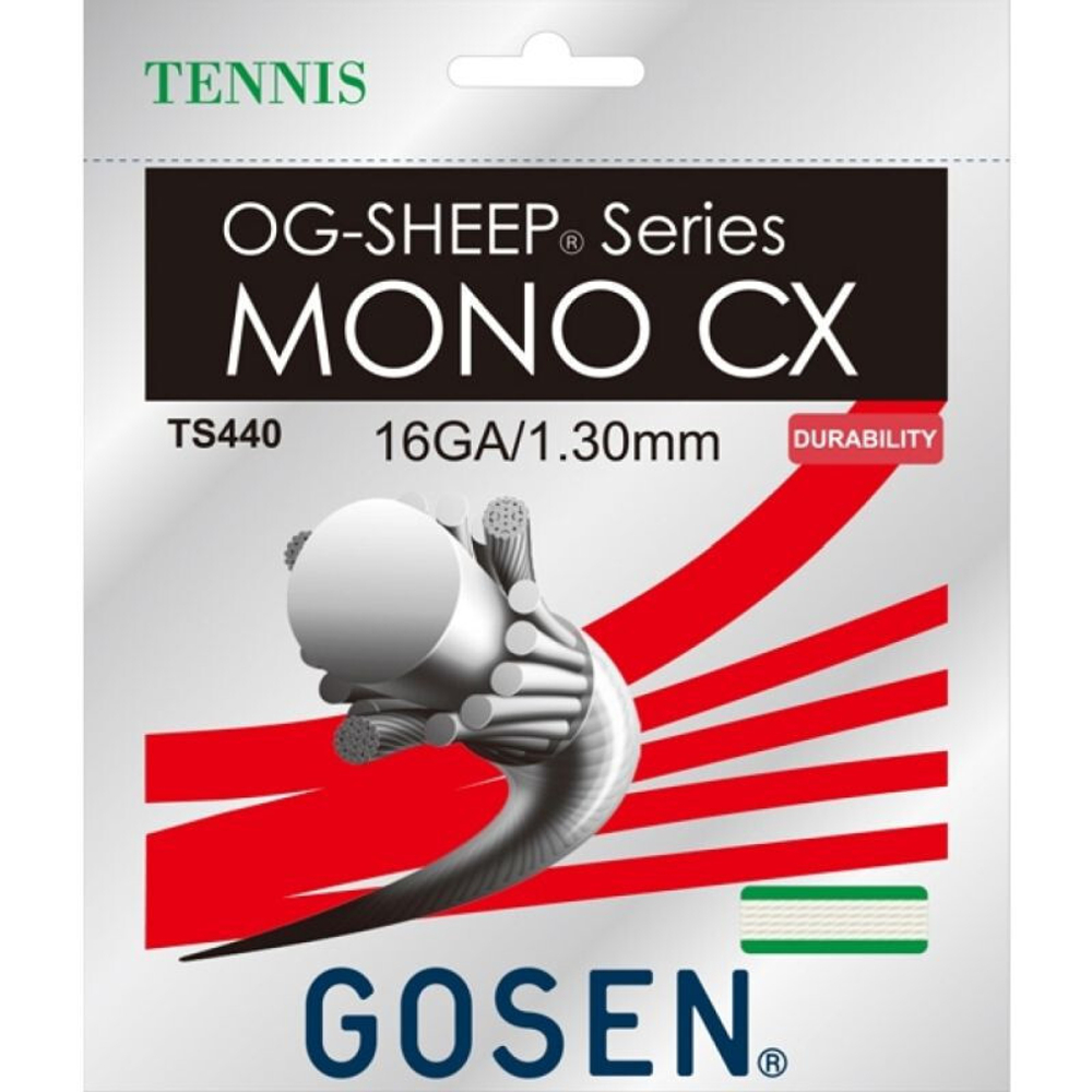 Теннисные струны Gosen OG-SHEEP Mono CX - белый