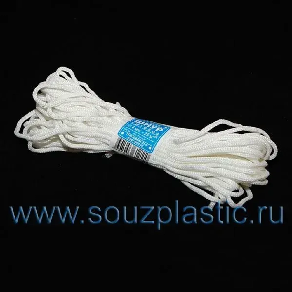 Шнур бытовой 4мм 25м
