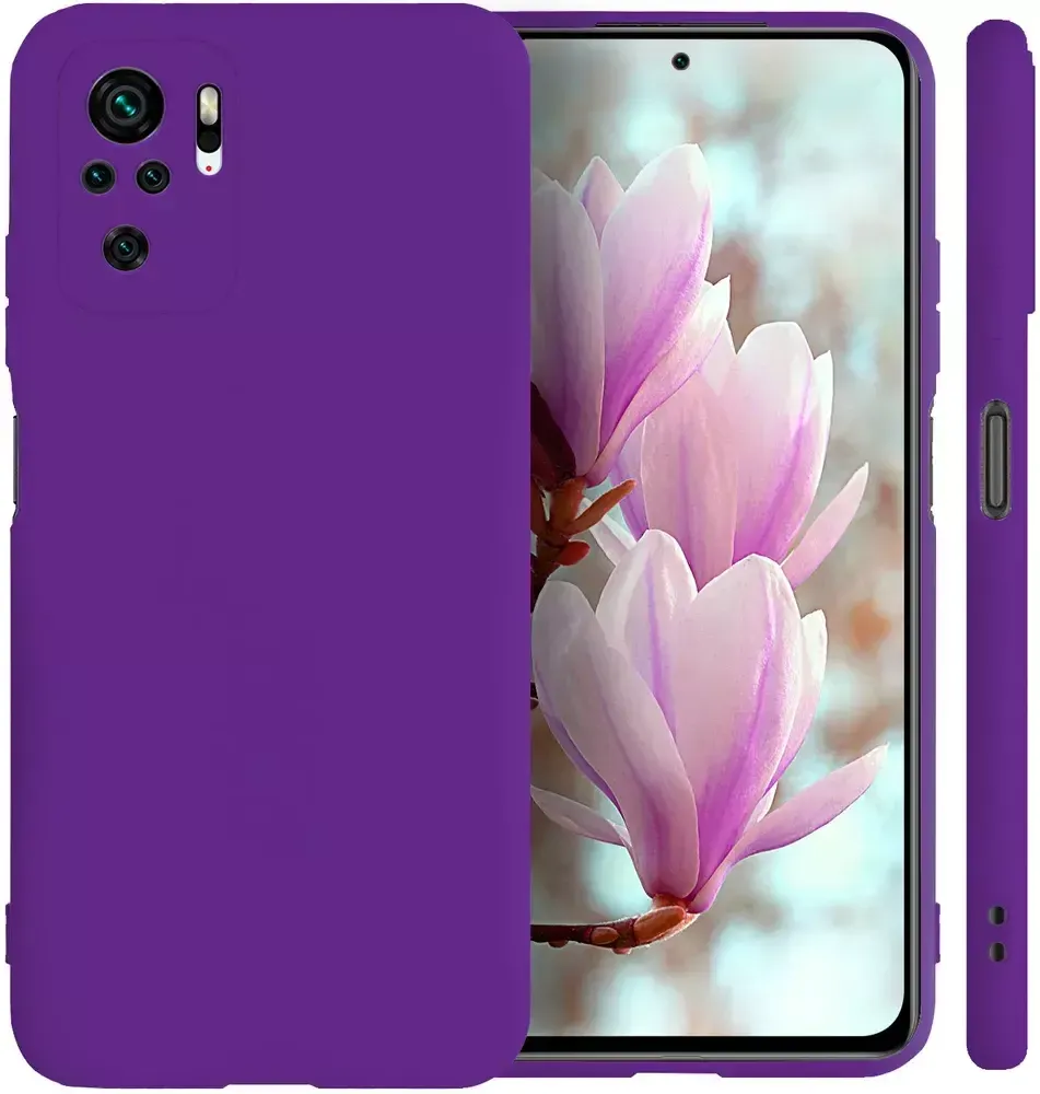 Накладка Xiaomi Redmi Note 10 Bubble violet