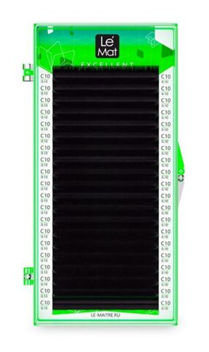 Ресницы Чёрные Le Maitre "Excellent" (20 линий), C+ 0.10 06 мм