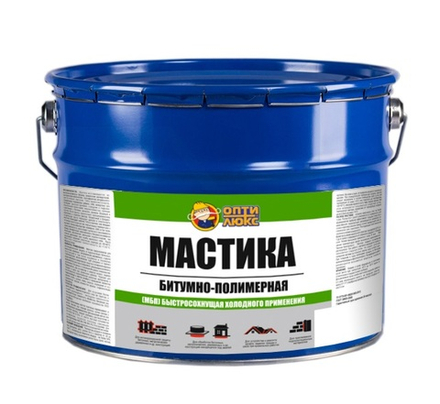 Мастика Битумно-полимерная МБП Оптилюкс (5кг)